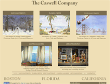 Tablet Screenshot of caswellgalleries.com